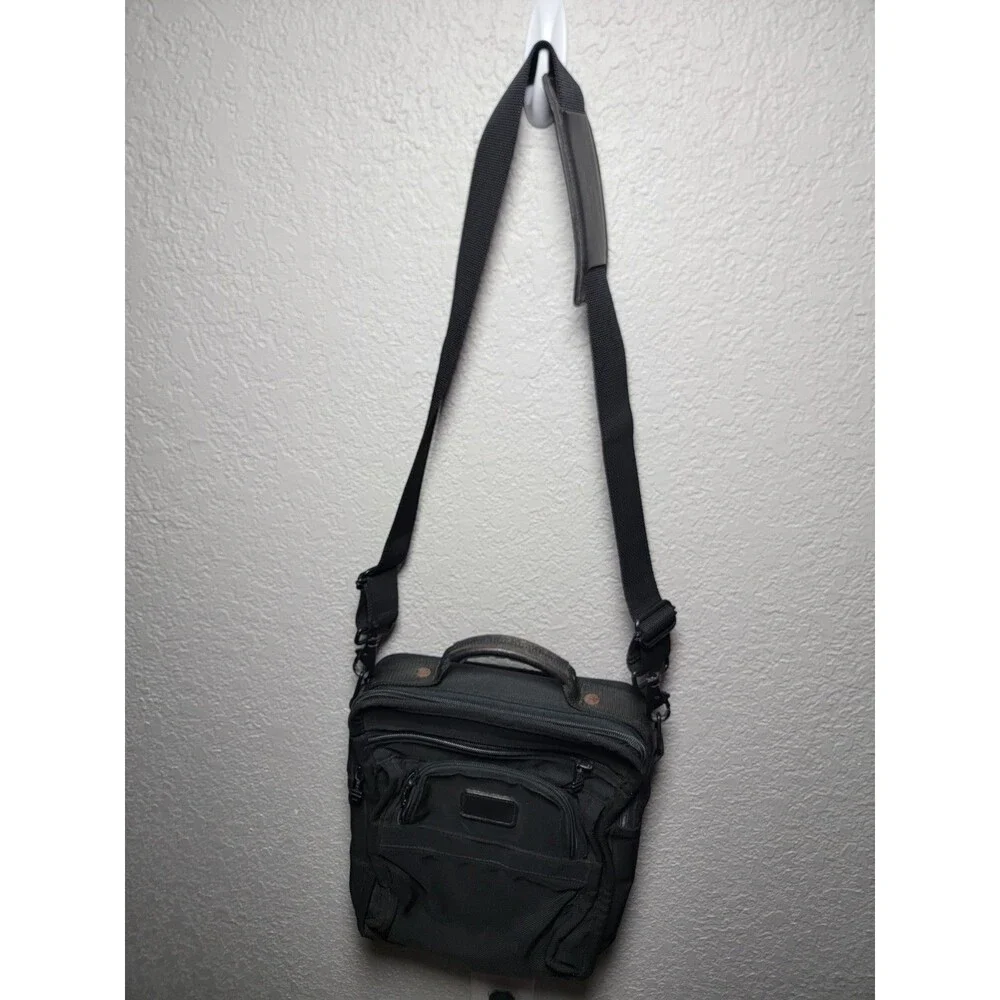 Vintage TUMI Black Ballistic Nylon Briefcase Laptop Messenger Bag Made USA